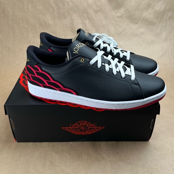 Nike Jordan 1 Centre Court Black Pink DQ8577-001 Men's 15
